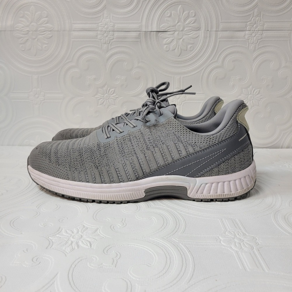 OrthoFeet Yari Handsfree‎ Orthopedic Shoes Mens 11.5 D Low Top Lace Up Gray
